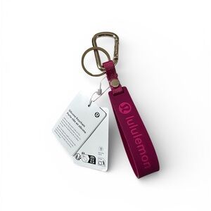 Lululemon Silicone Keychain